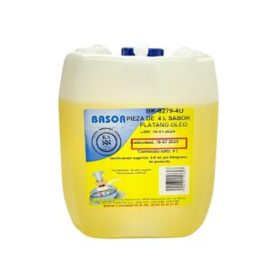 PIEZA DE 4 L SABOR PLÁTANO OLEO